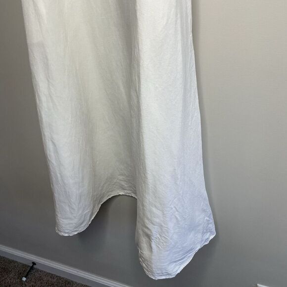 MATTHEW BRUCH Midi Dress Women 3 US 6 Colorblock Linen Blend Sleeveless USA - Picture 10 of 12